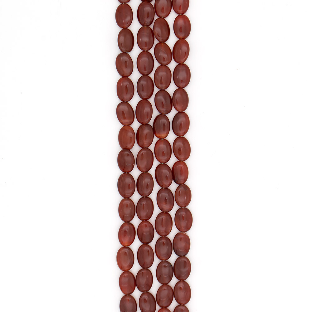 Фото товара сердолик рыжий однотонный таблетка 18*13 мм