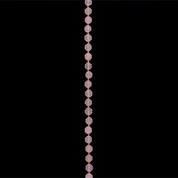 Розовый кварц биконус грань 10*9 мм