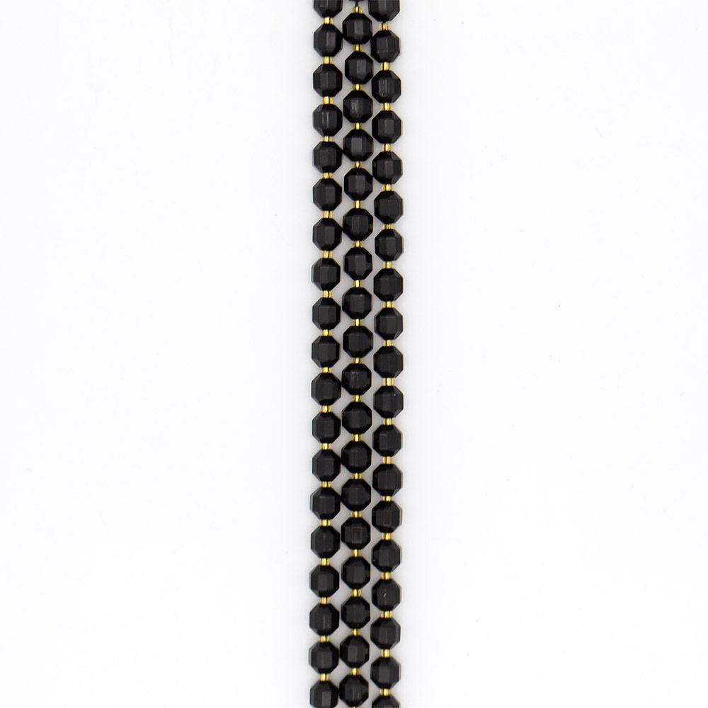 Фото товара турмалин черный биконус грань 10*9 мм