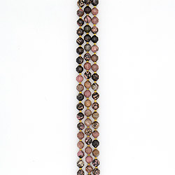 Фото товара родонит розовый крупная грань 4 мм