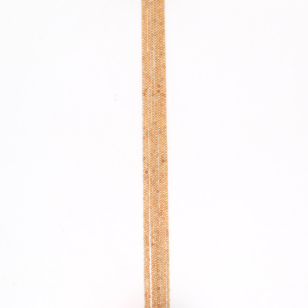 Фото товара циркон шар цвет солнечный грань 2 мм