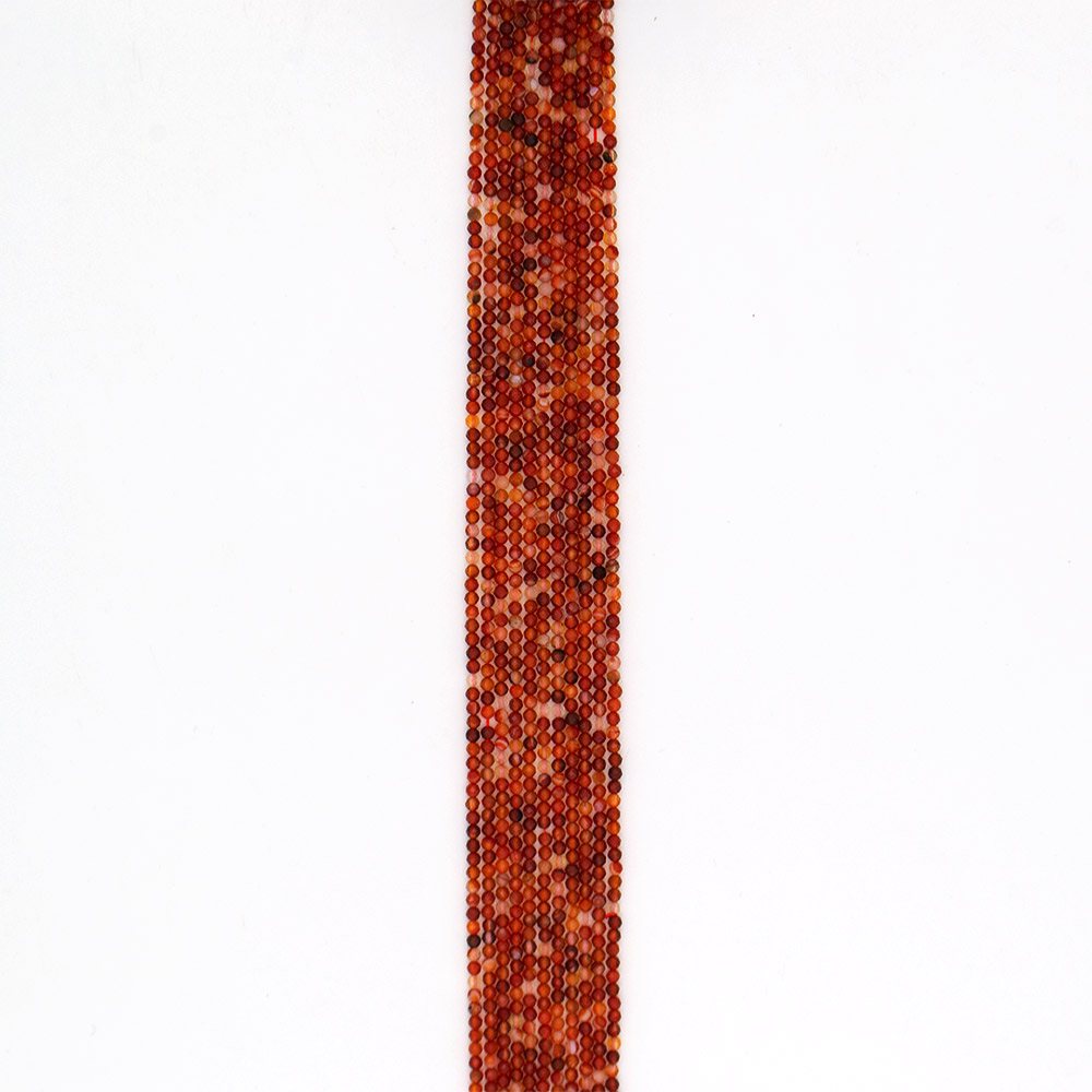 Фото товара сердолик светлый грань 3 мм