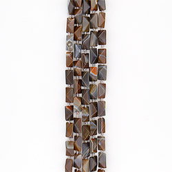 Агат прямоугольник цвет ботсван грань 20*12 мм