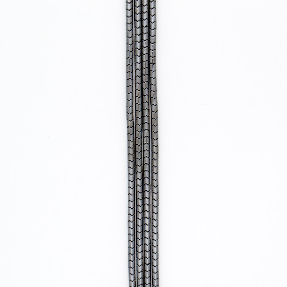 Фото товара гематит разделитель змейка 6*6 мм