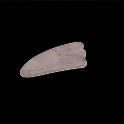 Скребок Гуаша "Лапка" из розового кварца