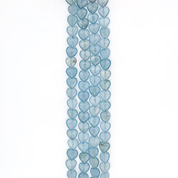 Кварц цвет аквамарин сердце 14 мм