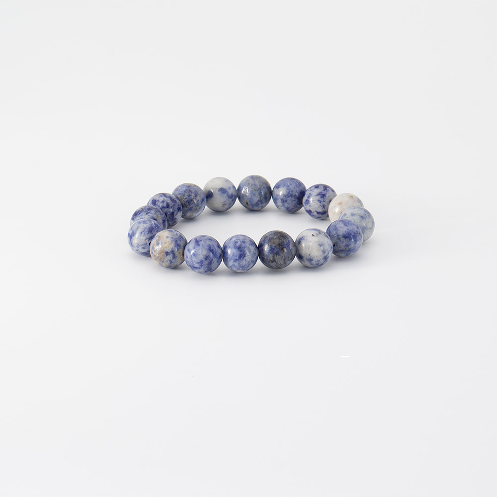 Фото товара браслет из содалита светлого шар 12 мм