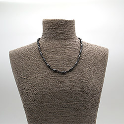 Бусы из гематита рис 8*6 мм грань