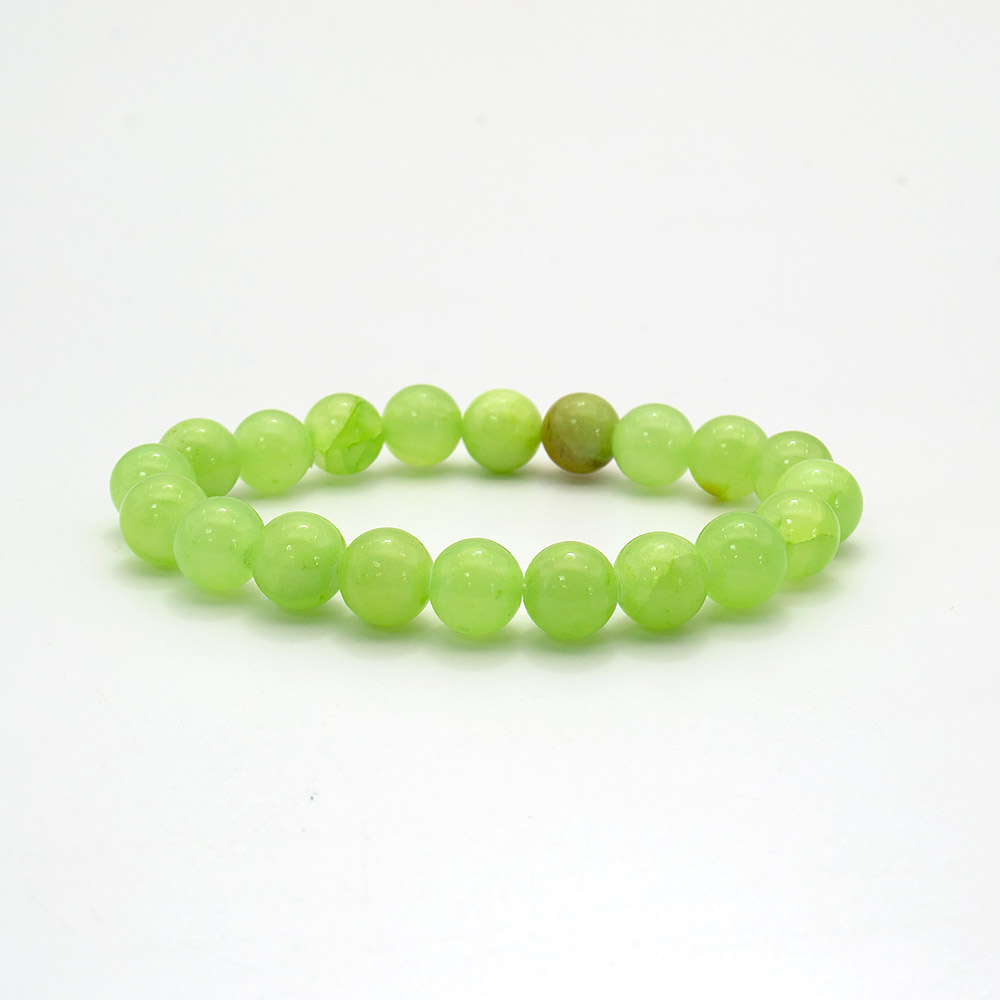 Браслет из оникса зеленого 10 мм