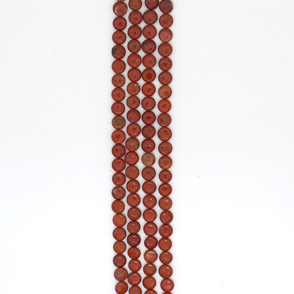 Фото товара яшма кирпичная таблетка 13 мм