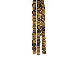 Фото товара тигровый глаз квадрат 12*12 мм грань