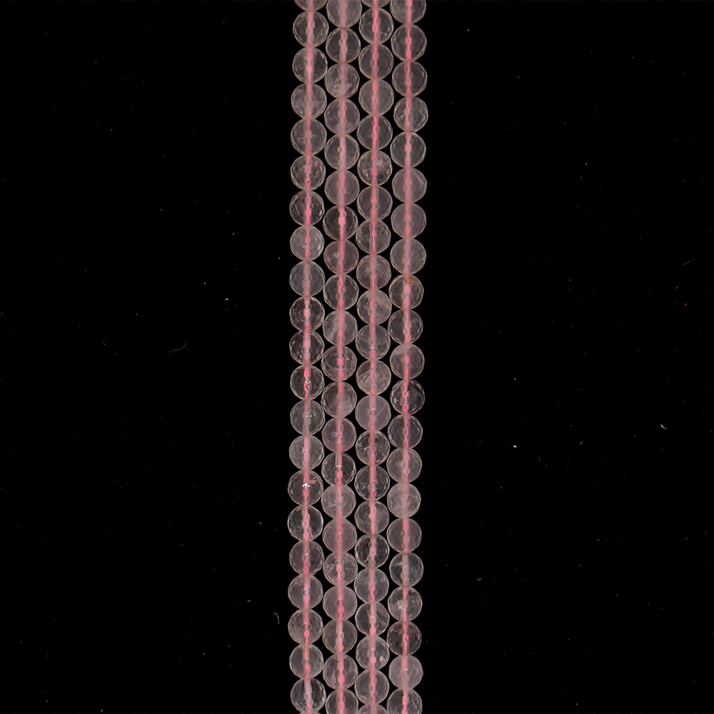 Фото товара розовый кварц 10 мм грань