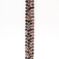 Родонит биконус грань 8 мм