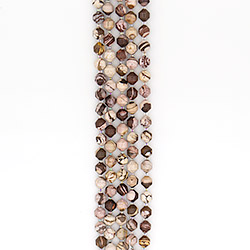 Яшма Зебровая биконус грань 10 мм