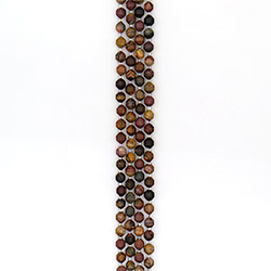 Яшма Пикассо биконус грань 8 мм