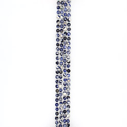 Содалит светлый биконус грань 8 мм