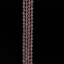 Розовый кварц биконус грань 10 мм