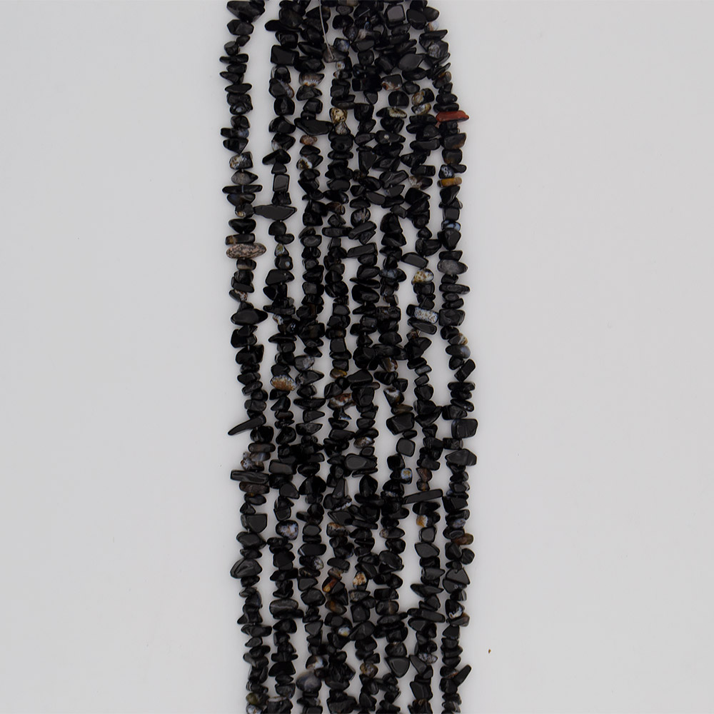 Фото товара агат крошка цвет черный мелкая