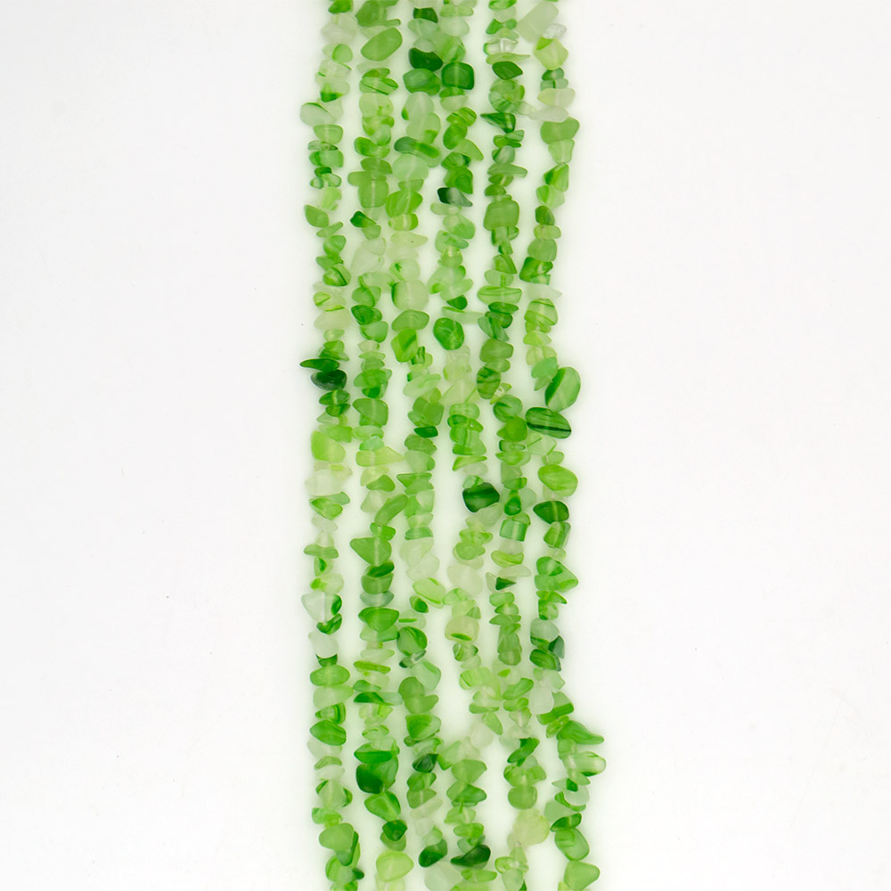 Фото товара агат крошка цвет светло-зеленый средняя