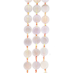 Агат таблетка цвет светло-серый 25 мм