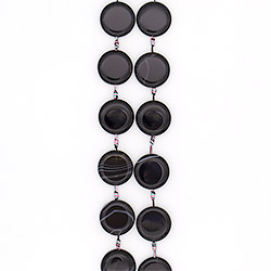 Агат таблетка цвет черный 30 мм