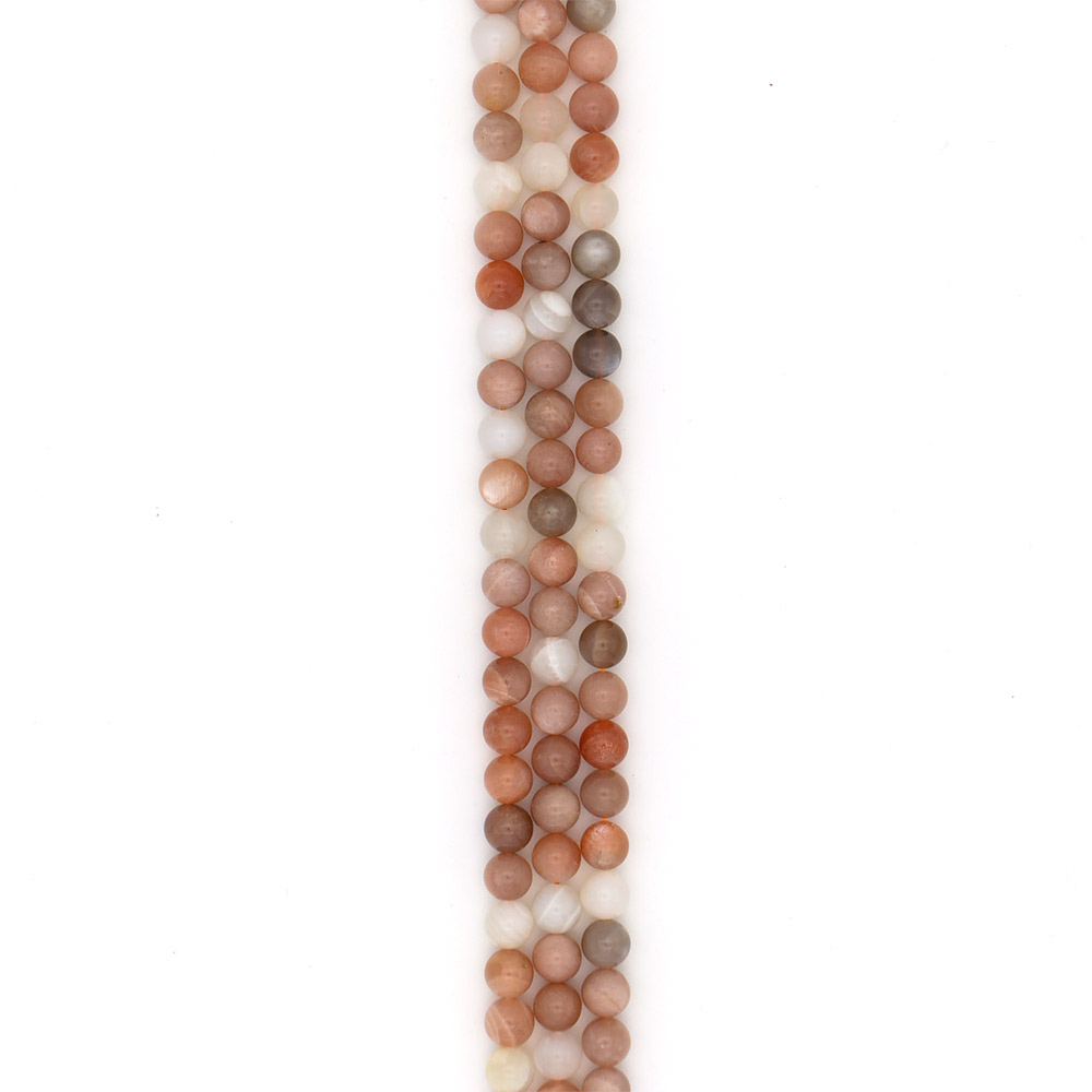 Фото товара солнечный камень с адуляром 10 мм