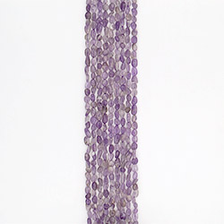 Аметист светлый галтовка 6*8 мм