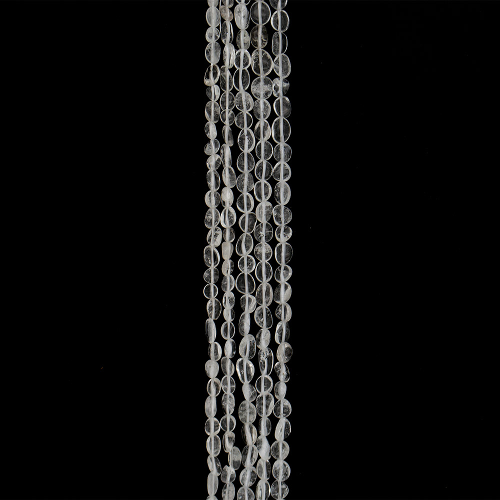 Фото товара горный хрусталь галтовка 6*8 мм