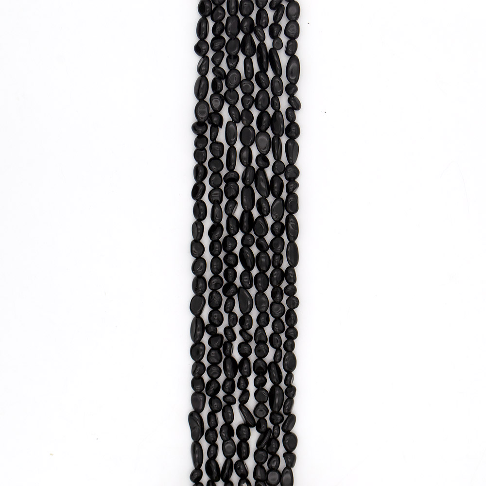 Фото товара обсидиан золотистый галтовка 6*8 мм