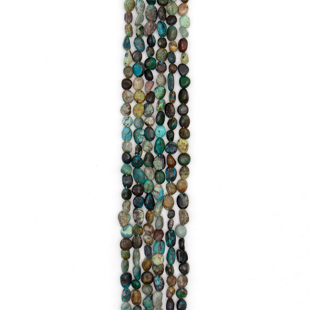 Фото товара хризоколла галтовка 8*10 мм