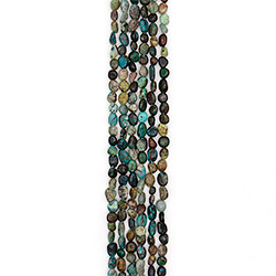 Фото товара хризоколла галтовка 8*10 мм