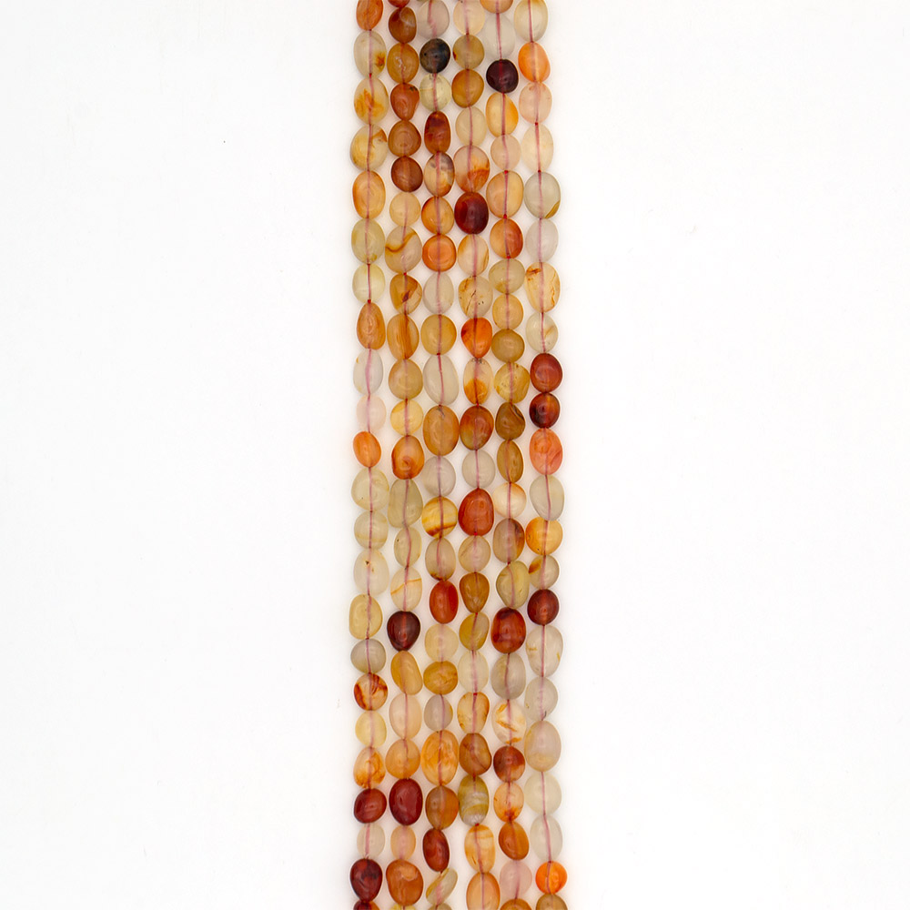 Фото товара сердолик светлый галтовка 8*10 мм