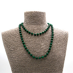 Бусы из малахита имитации шар 8мм 