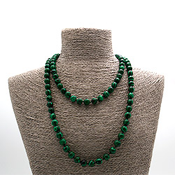 Бусы из малахита имитации шар 10 мм