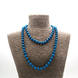 Бусы из бирюзы имитации шар 10мм 