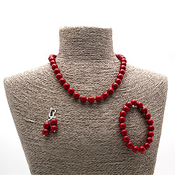 Бусы,браслет из коралла имитации шар