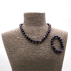 Фото товара бусы,браслет из чароита шар