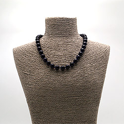 Бусы из авантюрина синтетического синего шар 12 мм 50см