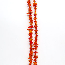 Коралл тонированный "иглы" 15*3 мм