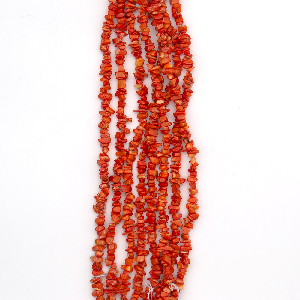 Фото товара коралл тонированный лососевый крошка средняя