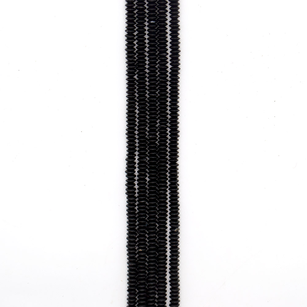 Фото товара агат диск цвет черный 4*8 мм