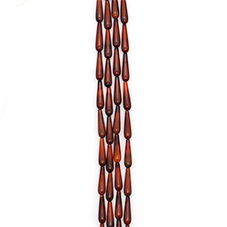 Фото товара сердолик рыжий однотонный капля 30*12 мм