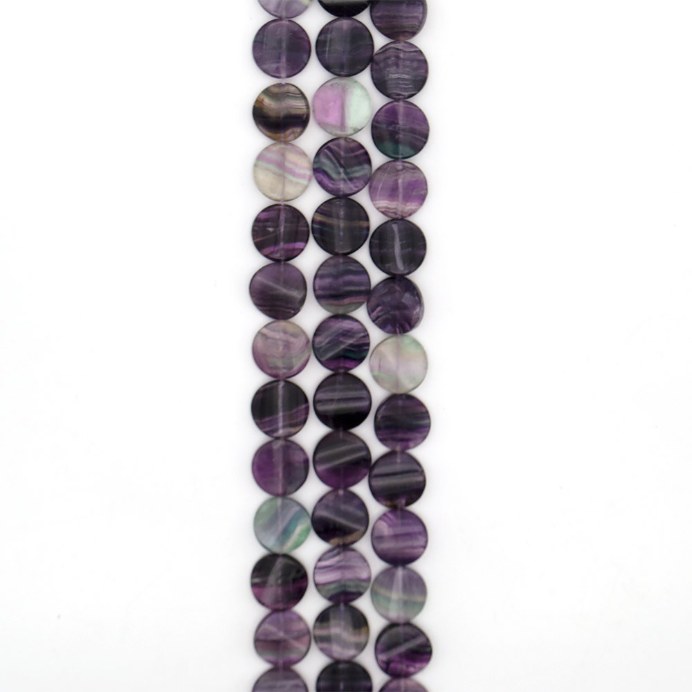 Фото товара флюорит темный таблетка 20 мм