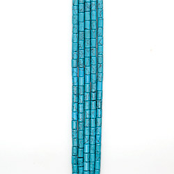 Бирюза имитация цилиндр 12*8 мм