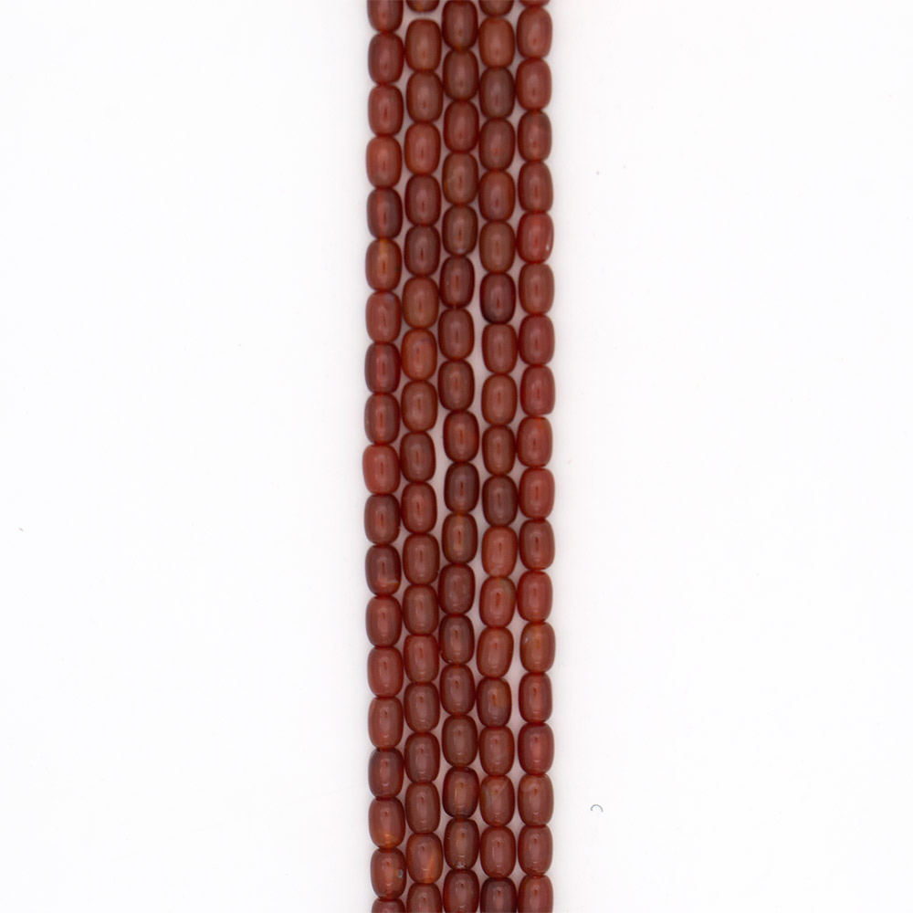 Фото товара сердолик рыжий однотонный бочата 14*10 мм