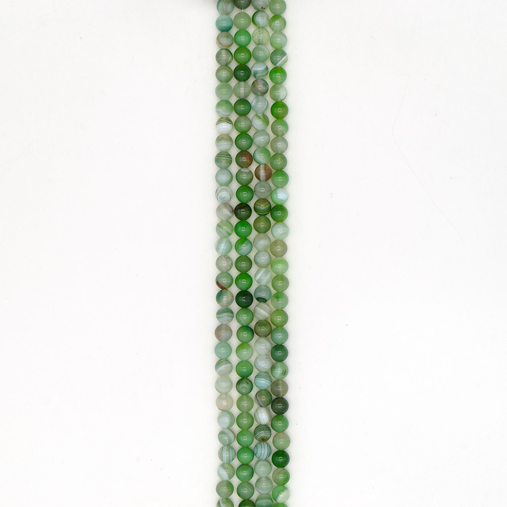Фото товара агат шар цвет бледно-зеленый 8 мм
