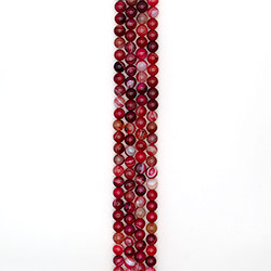 Агат шар цвет темно-розовый 10 мм