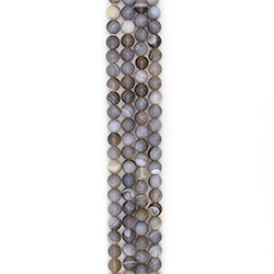 Агат шар цвет серо-желтый 12 мм