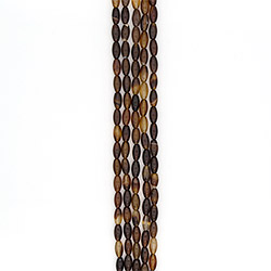 Агат бочата цвет коричневый 16*8 мм