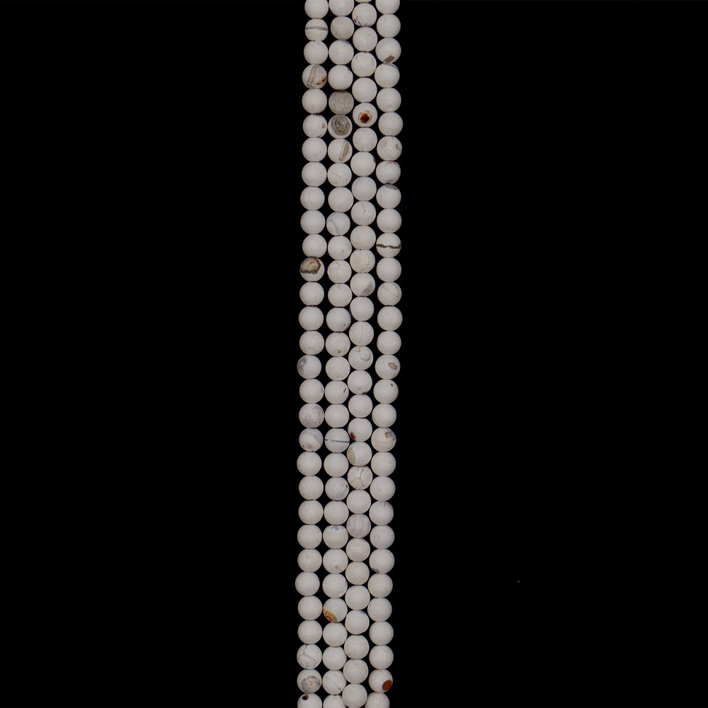 Фото товара агат "мозаика" шар цвет белый 8 мм